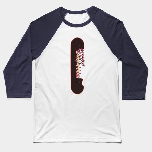 Skate or die! Californian style Baseball T-Shirt by ArteriaMix